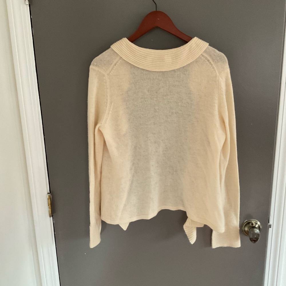 Charter Club Cashmere Ruffle Cardigan - Picture 2 of 11